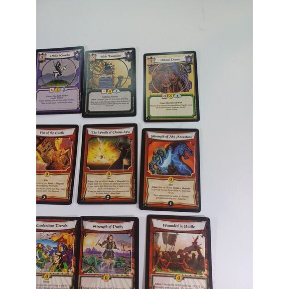 Lot of 20 LEGEND OF THE FIVE RINGS Collectible Cards - See Photos - Picture 4 of 9